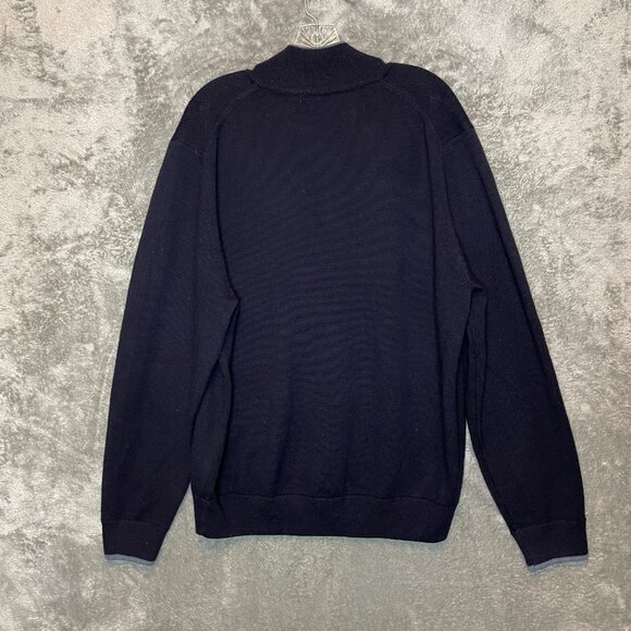 Brooks Brothers Men Classic Extra Fine Italian Merino Wool Pullover Sweater L - Picture 2 of 11